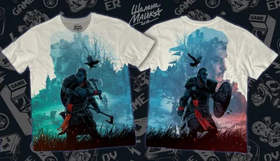 Футболки с полной запечаткой: assassins creed